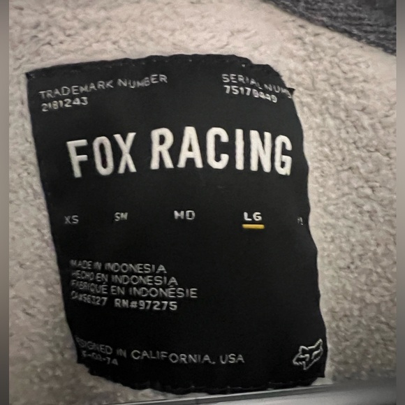 Fox racing woman’s large hoodie - Picture 2 of 4